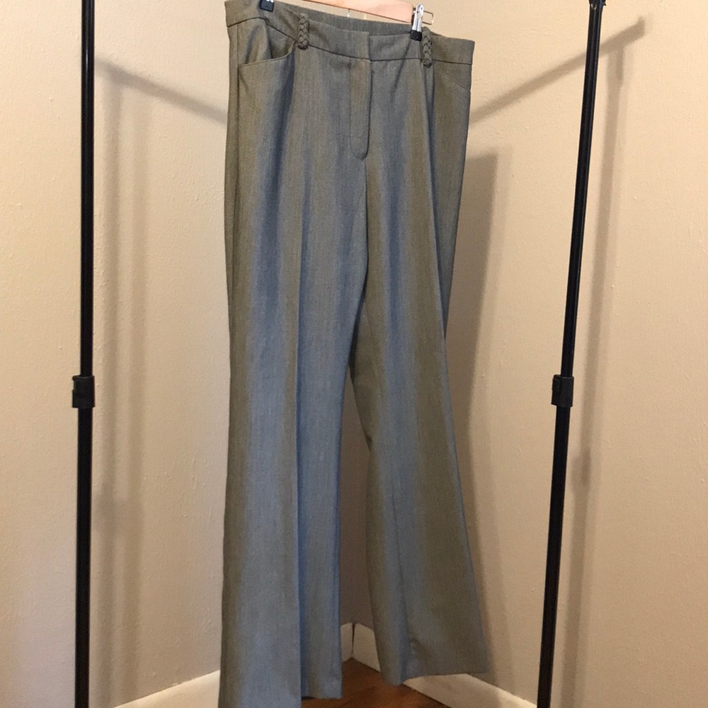 Gray slacks